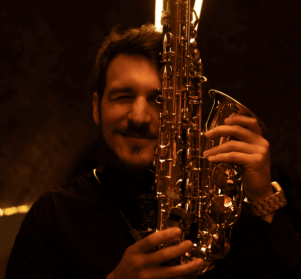 Dimos — saxofoonles Bunnik