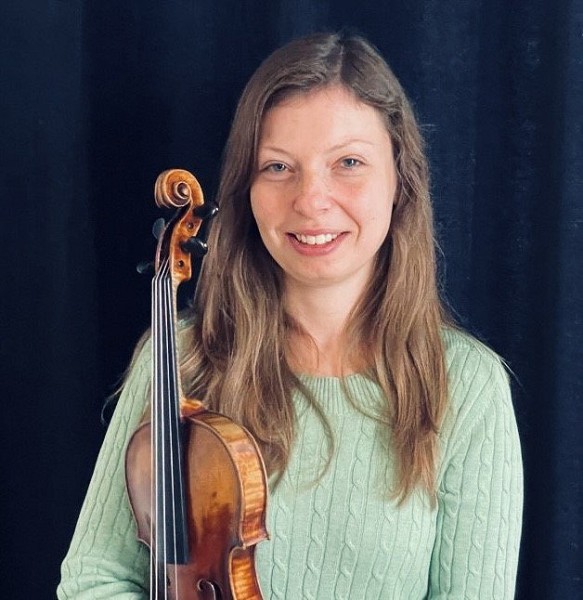 Aleksandra, vioolles in Utrecht